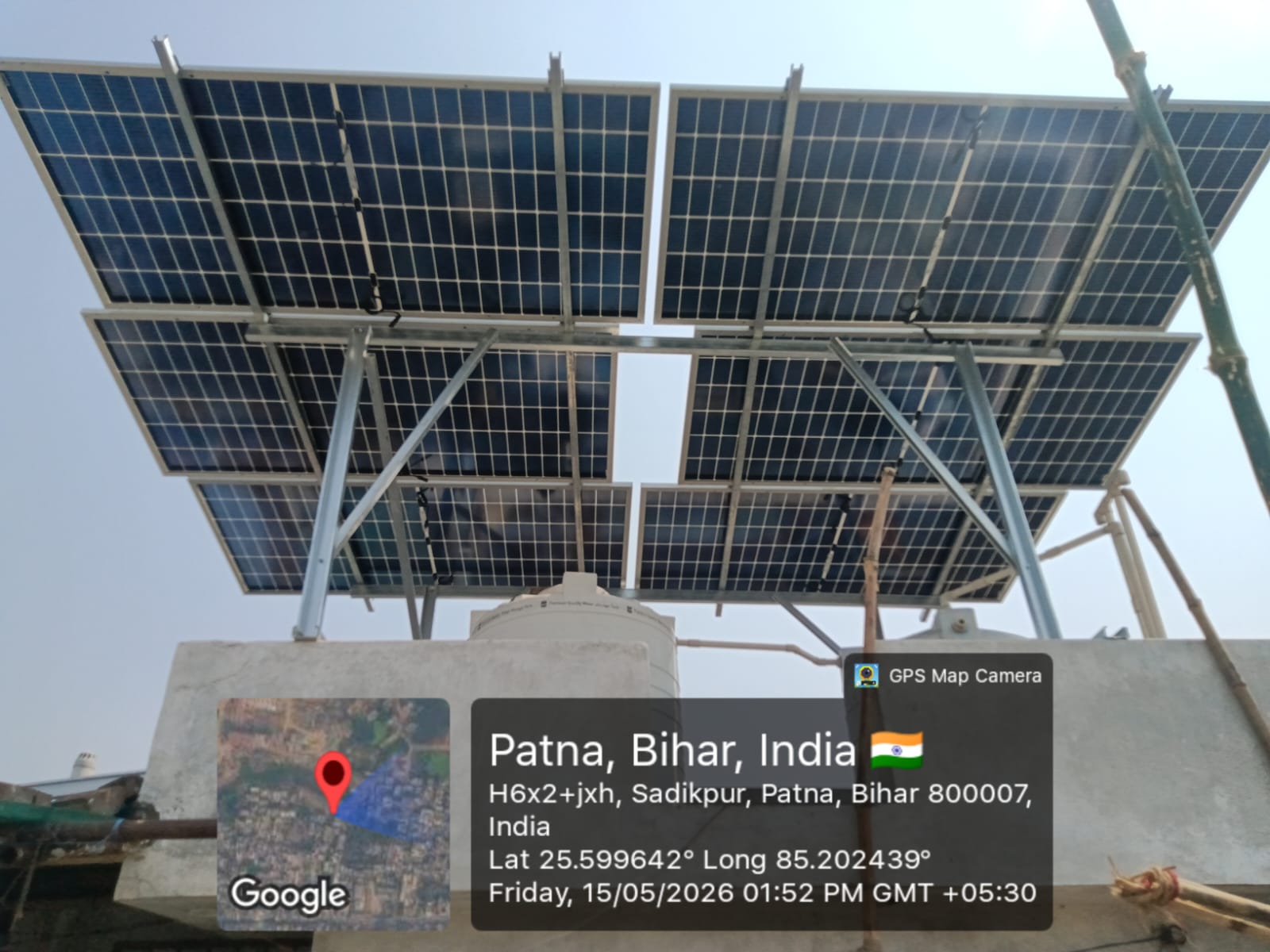 Solar Panels in Full Sun
